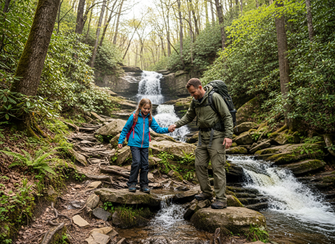 Dark Hollow Falls Trail